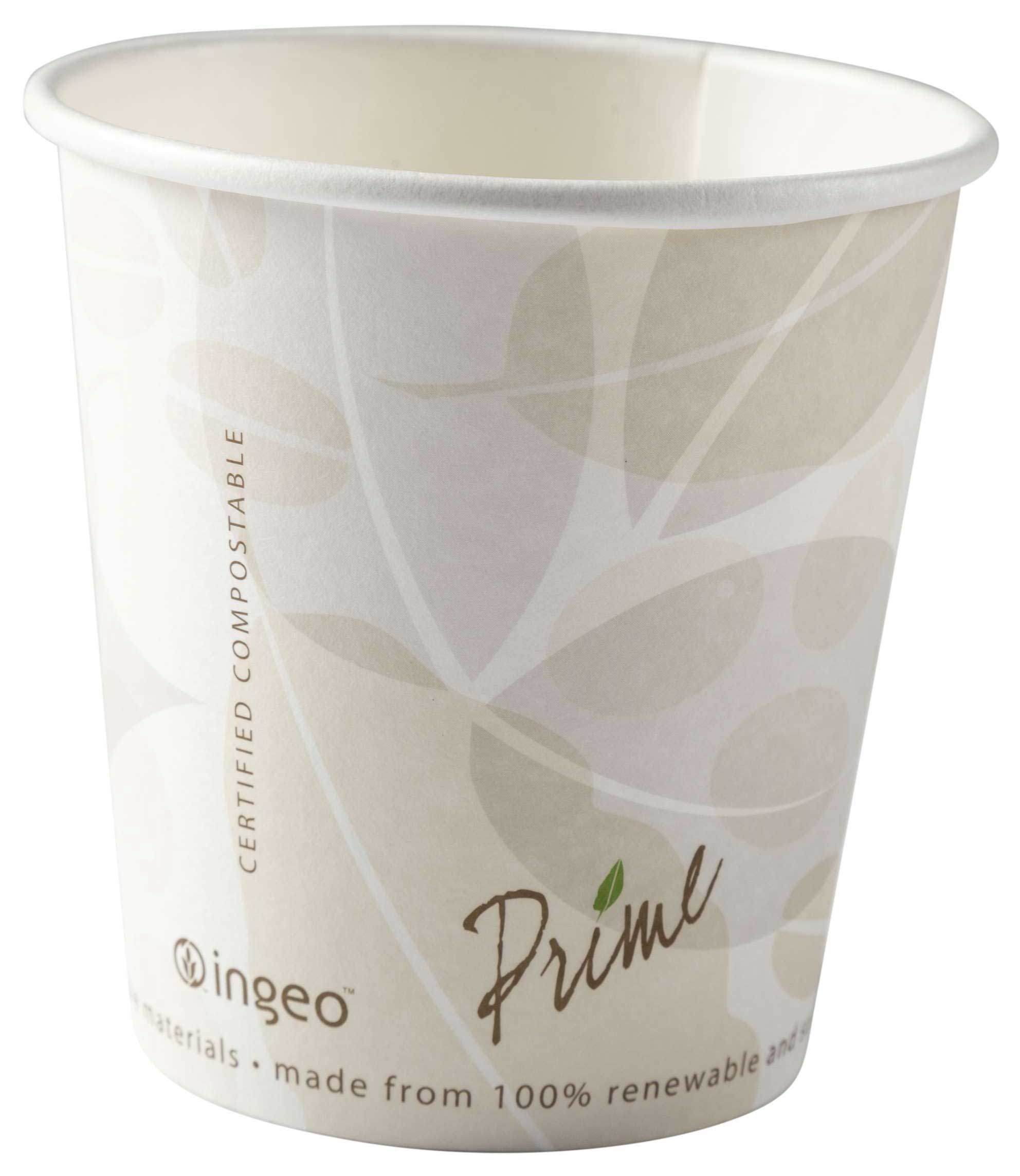 Primeware Pla Lined Compostable Hot Cup, 10 Ounce -- 1000 Per Case