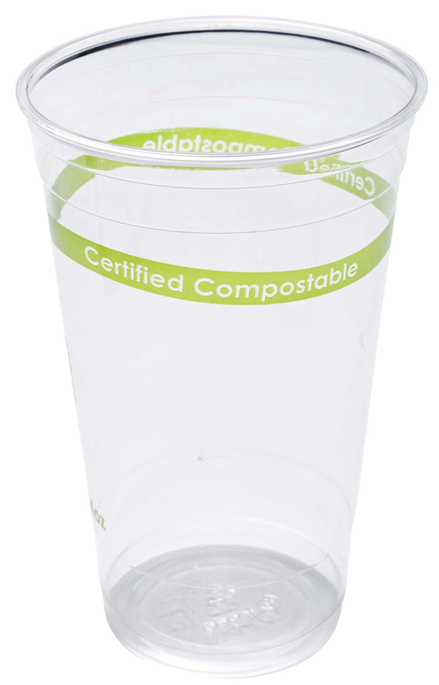 Primeware Clear Pla Compostable Cup, 24 Ounce -- 600 Per Case