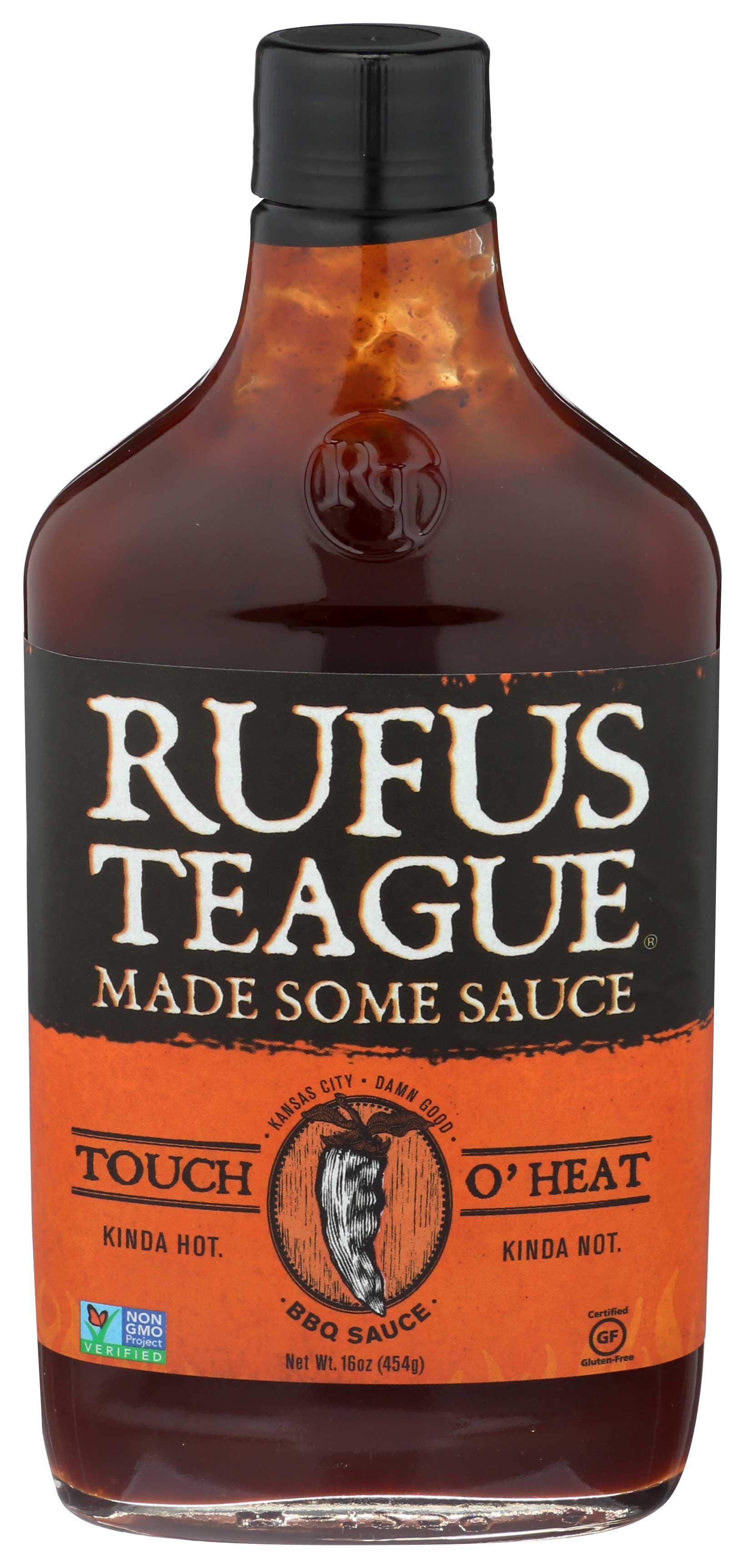 Rufus Teague Touch O Heat Bbq Sauce, 16 Ounce -- 6 Per Case