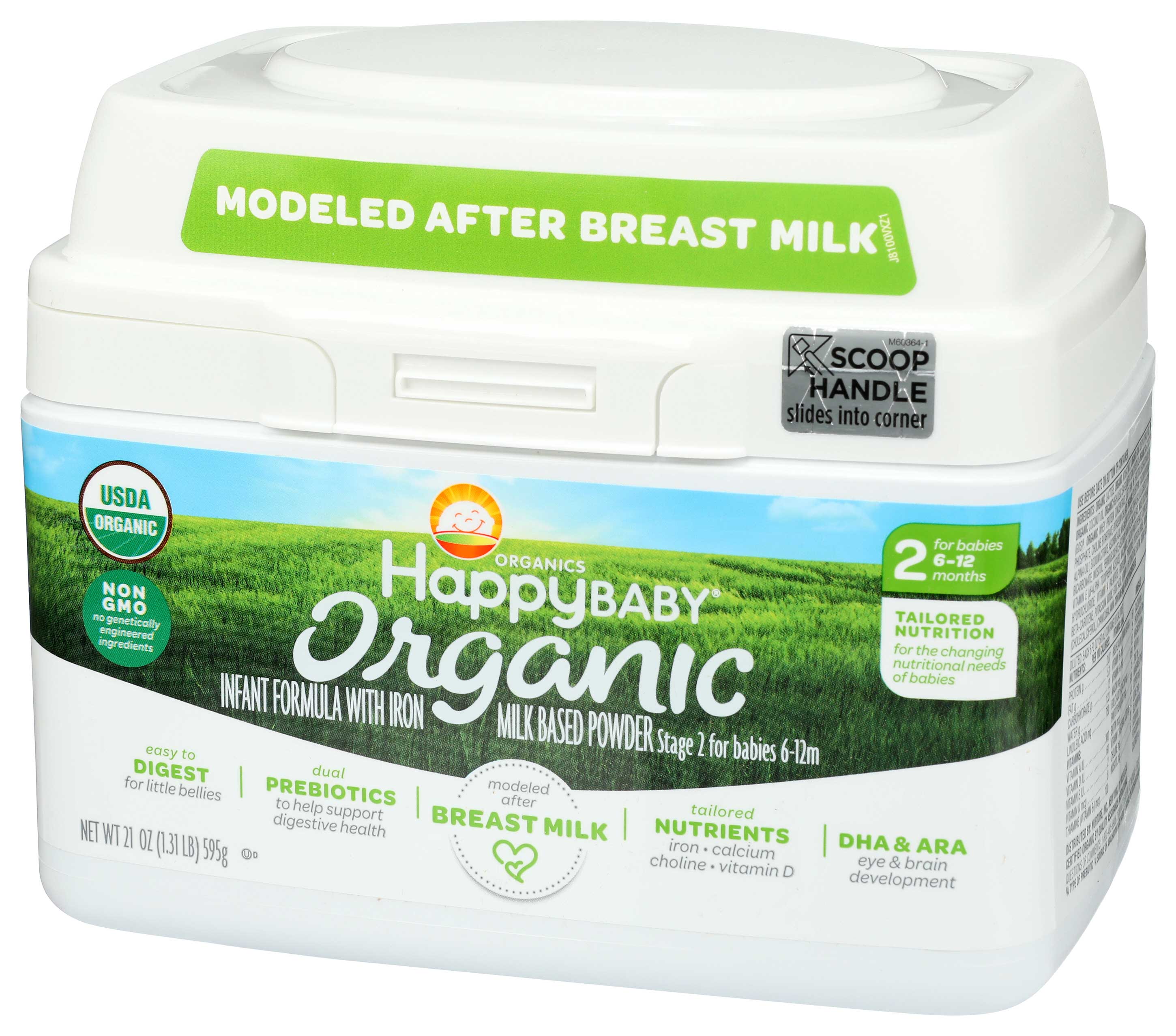 Organic happy 2025 baby formula