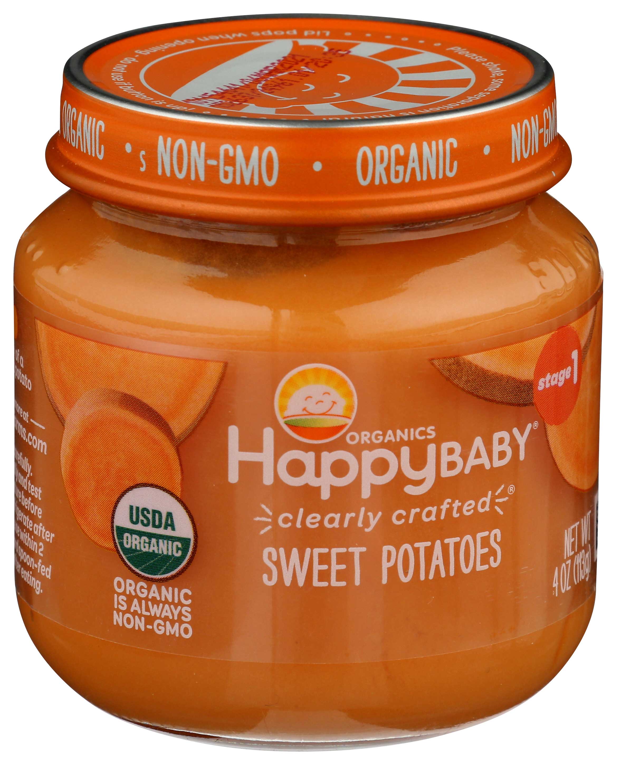Happy Baby Clearly Crafted Organic Sweet Potatoes Puree Case