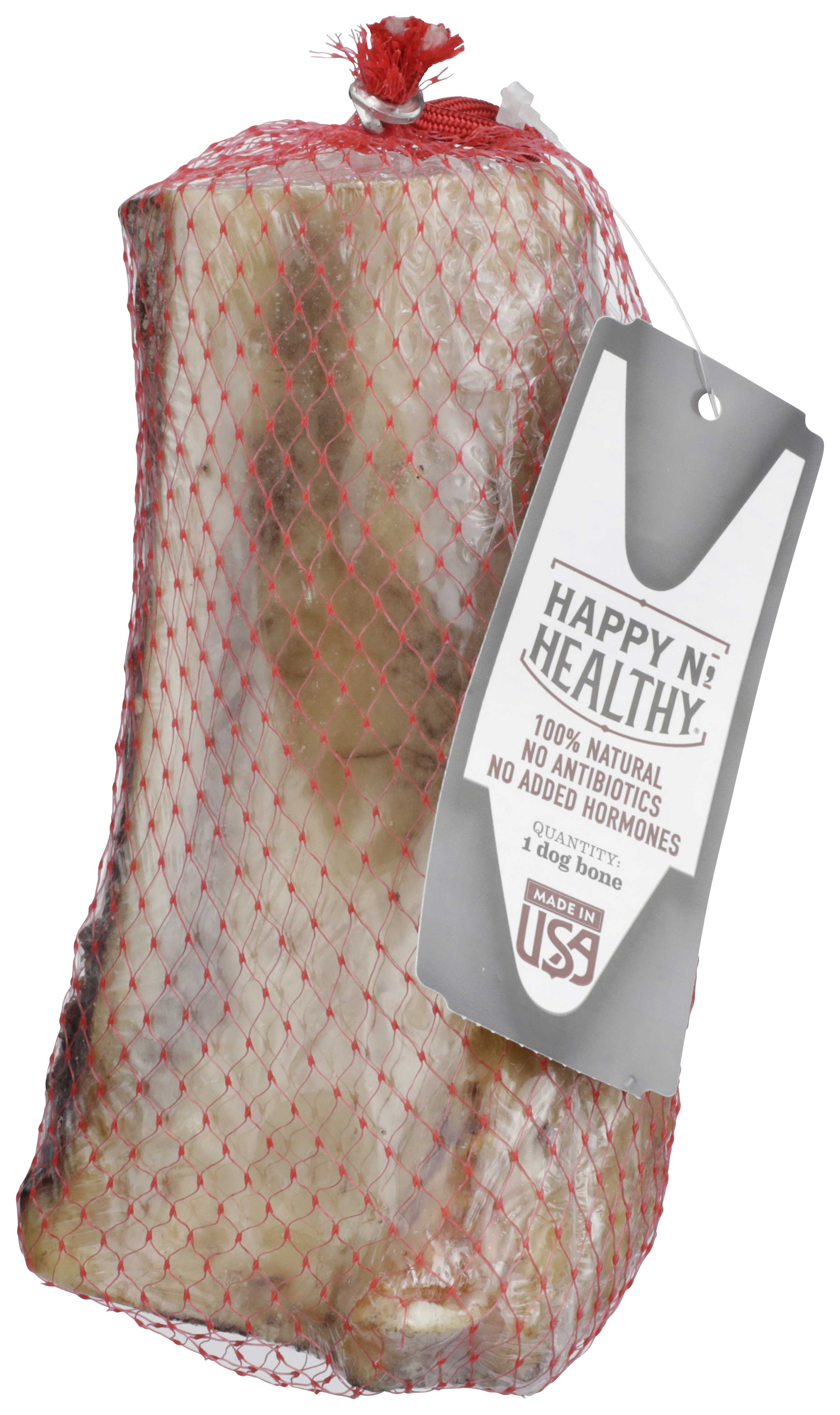 Happy N' Healthy Medium Beef Dog Bone -- 6 Per Case