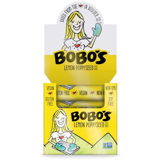 Bobo's Lemon Poppyseed Oat Bar, 3 Ounce -- 48 Per Case