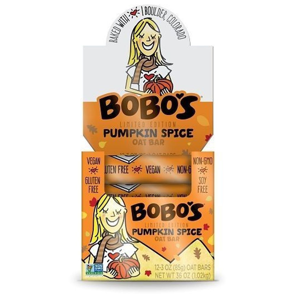 Bobo's Pumpkin Spice Oat Bar, 3 Ounce -- 48 Per Case