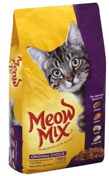 Meow Mix Original Choice Cat Food, 6.3 Pound -- 4 Per Case