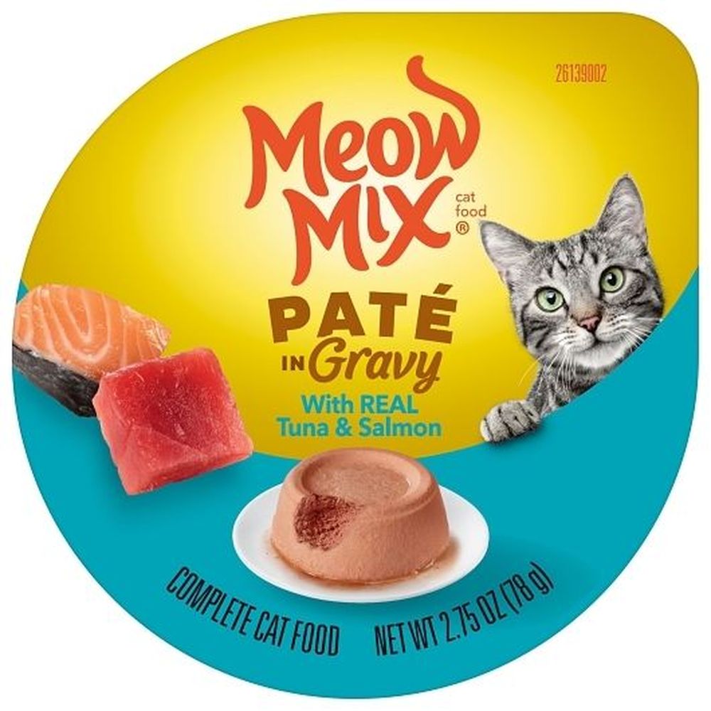 Meow Mix Surf And Turf Pate In Gravy Wet Cat Food - Variety Pack, 33 Ounce -- 4 Per Case