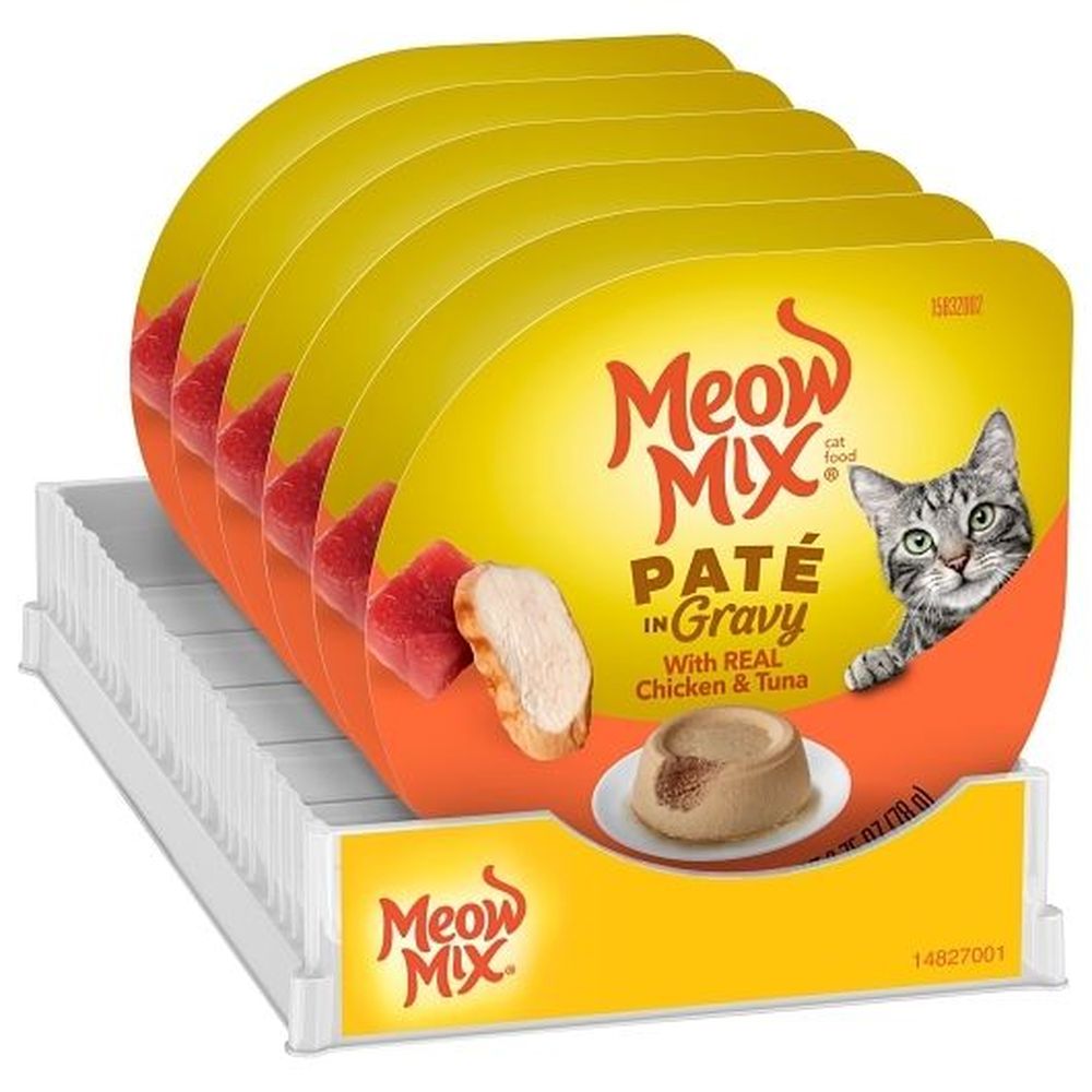 Meow Mix Chicken And Tuna Pate In Gravy Wet Cat Food, 2.75 Ounce -- 12 Per Case