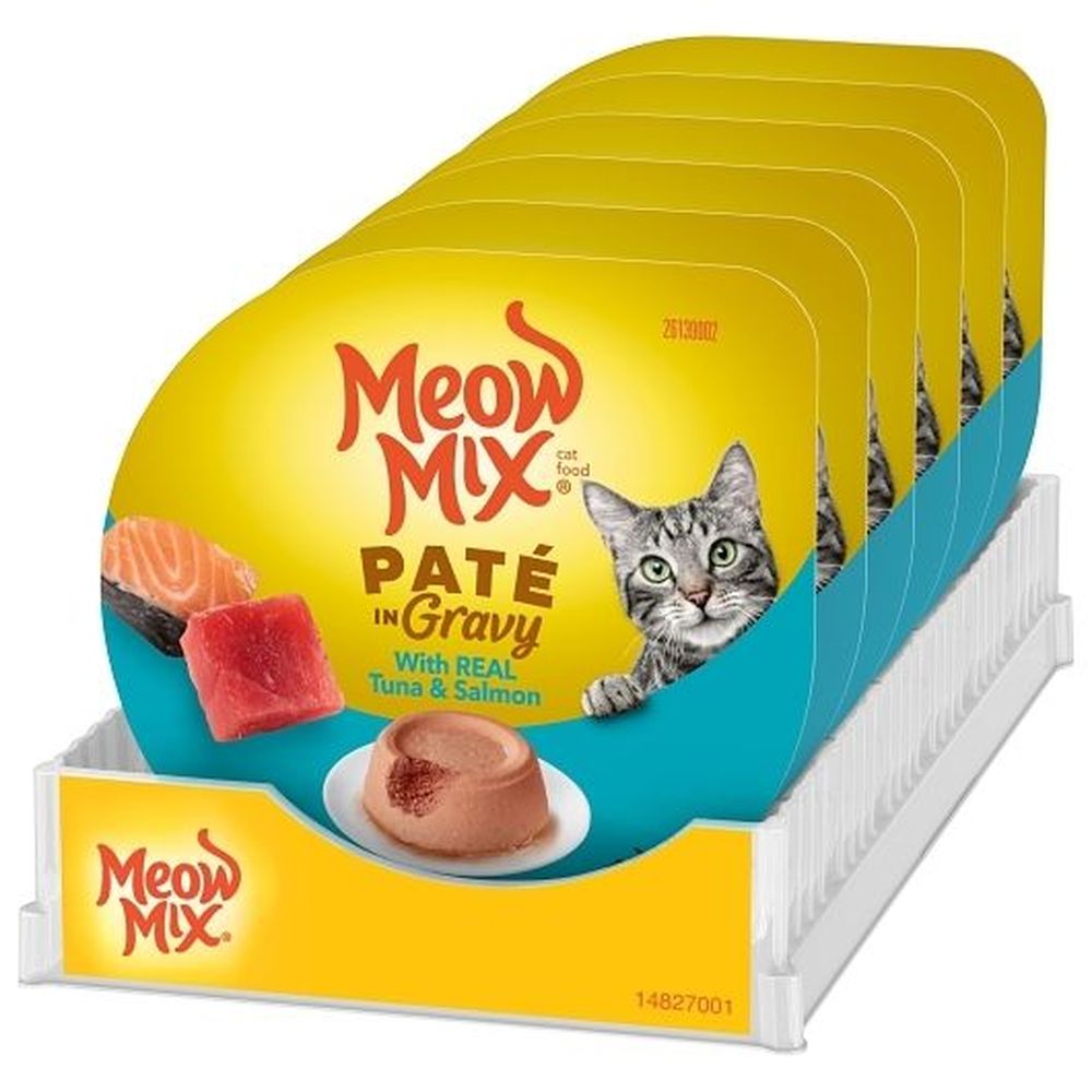 Meow Mix Tuna And Salmon Pate In Gravy Wet Cat Food, 2.75 Ounce -- 12 Per Case