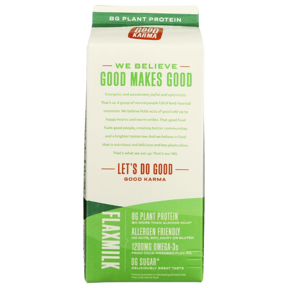 Good Karma Flax Milk Case | FoodServiceDirect