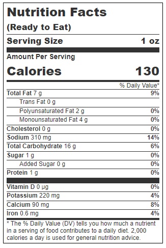 Sensible Portions Cheddar Cheese Veggie Straws, 1 Ounce -- 24 Per Case
