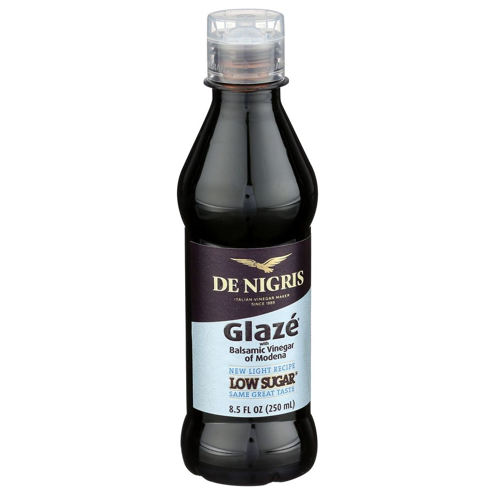 De Nigris Low Sugar Glaze With Balsamic Vinegar, 8.5 Fluid Ounce -- 6 Per Case