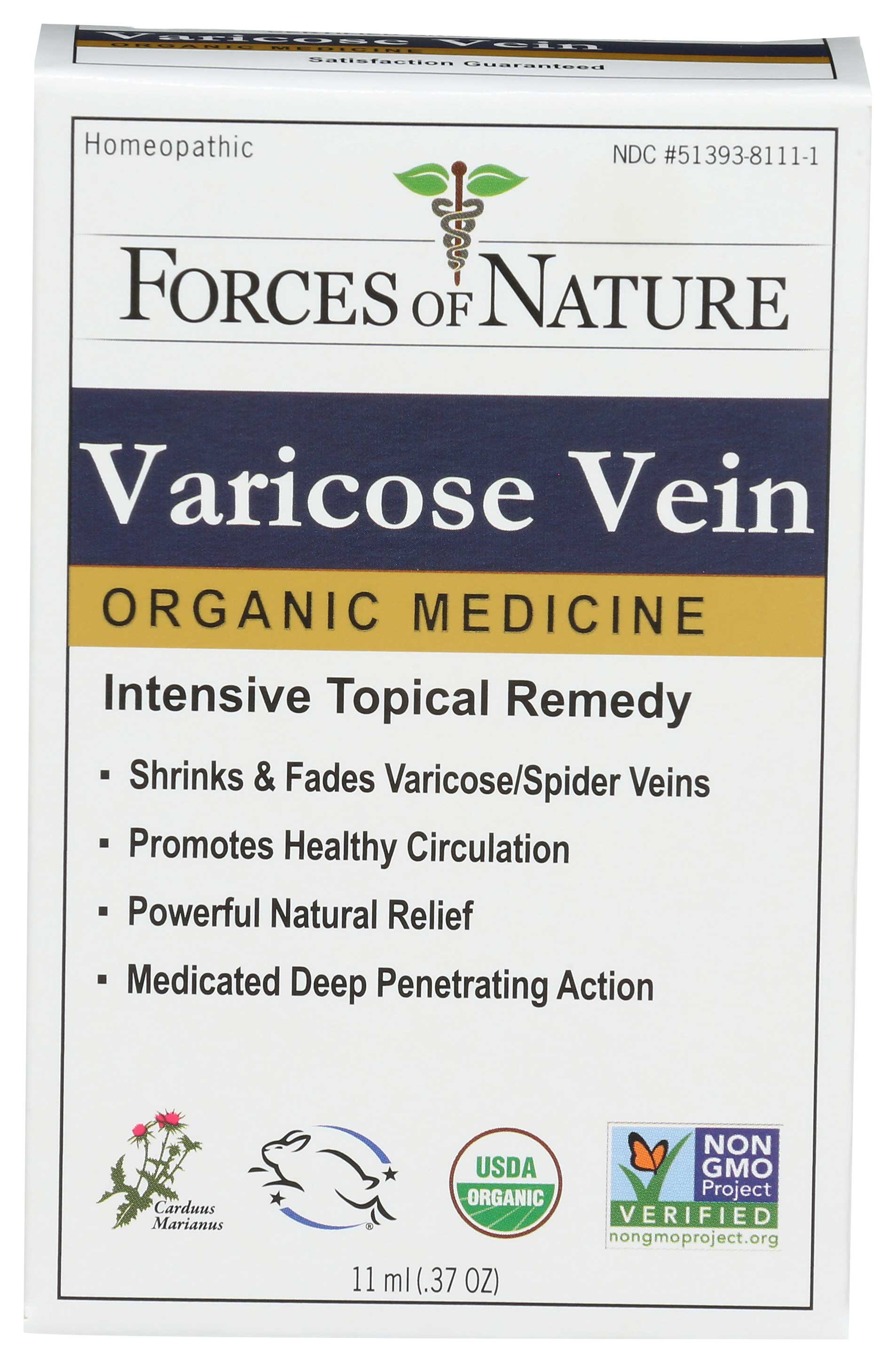 Force Of Nature Organic Varicose Vein Control, 11 Ml