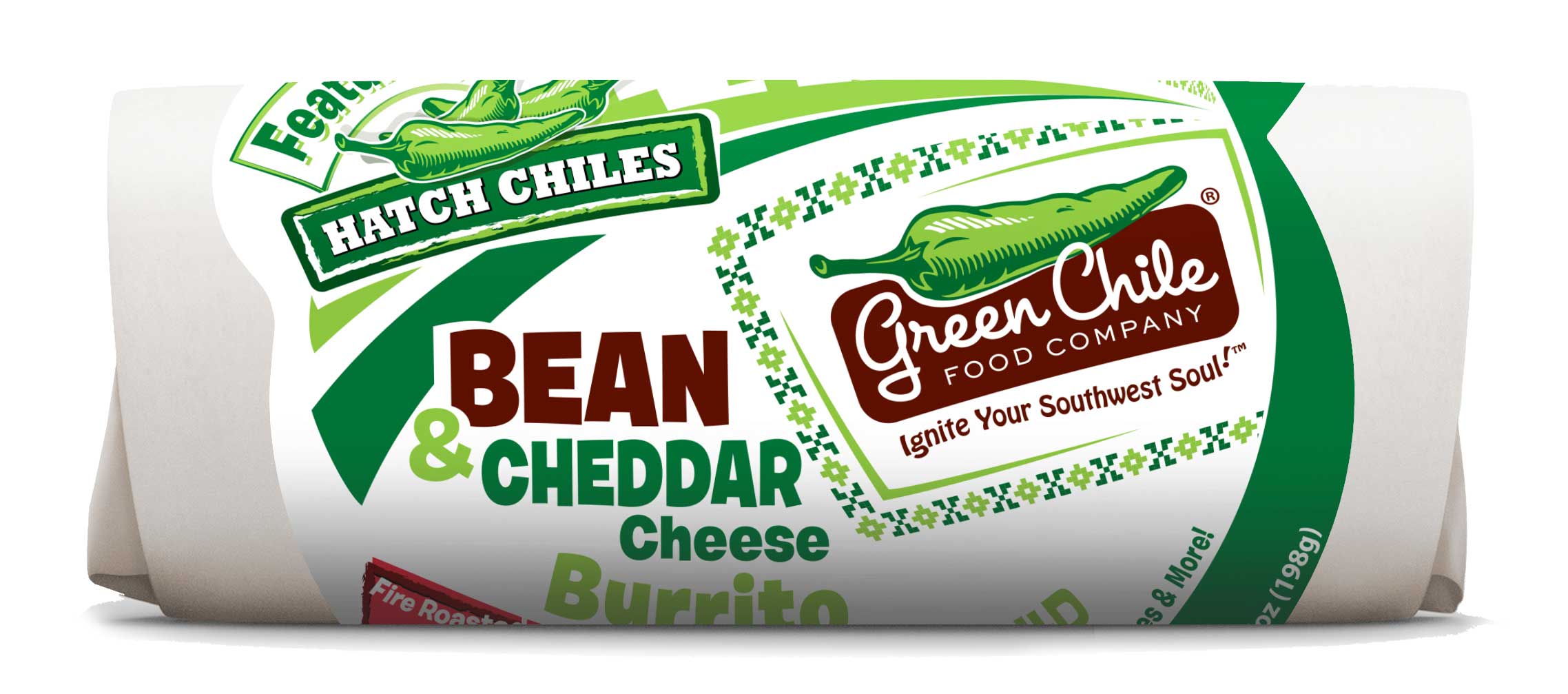 Green Chile Food Bean And Cheddar Burrito With Salsa Red Bell Pepper Corn, 7 Ounce -- 12 Per Case
