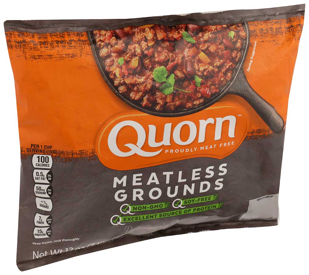 Quorn Foods Meat Free Beef Grounds, 12 Ounce -- 12 Per Case