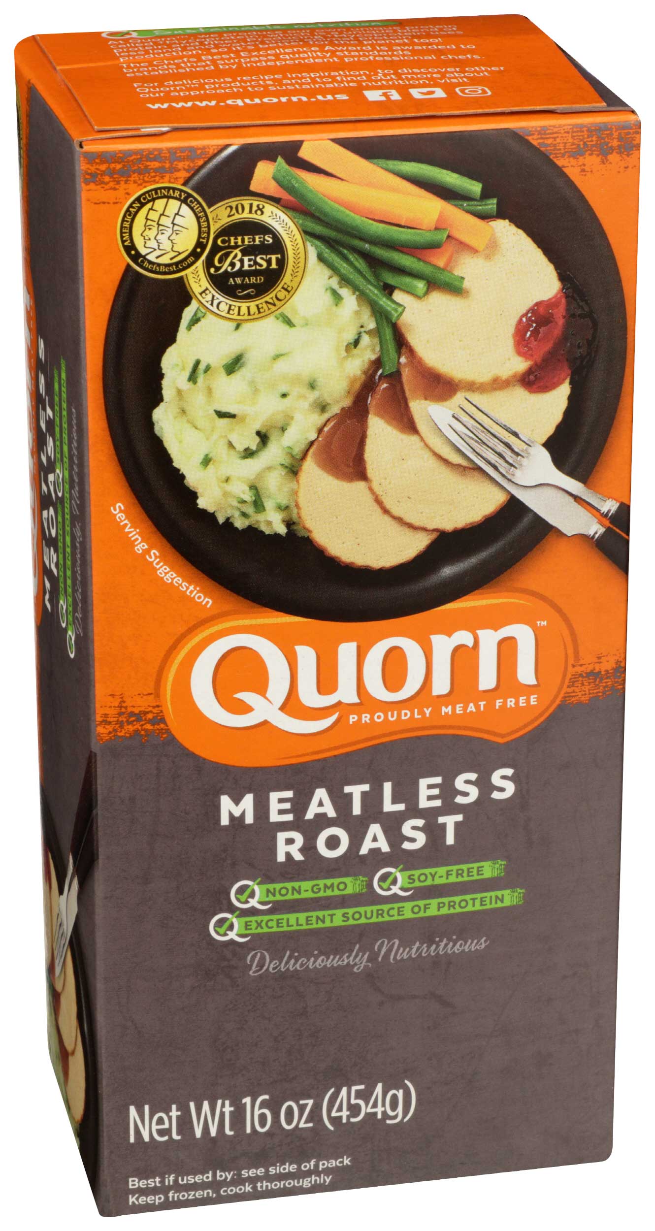 Quorn Foods Meat Free Turkey Roast, 16 Ounce -- 12 Per Case