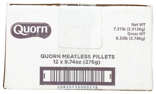 Quorn Foods Meatless Naked Chicken Cutlets Case