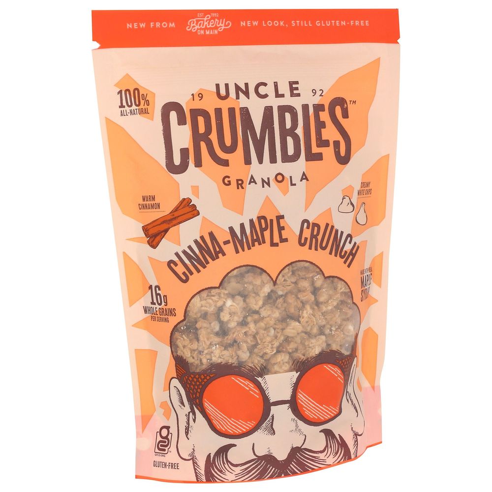 Uncle Crumbles Cinna-maple Crunch Granola, 11 Ounce -- 6 Per Case