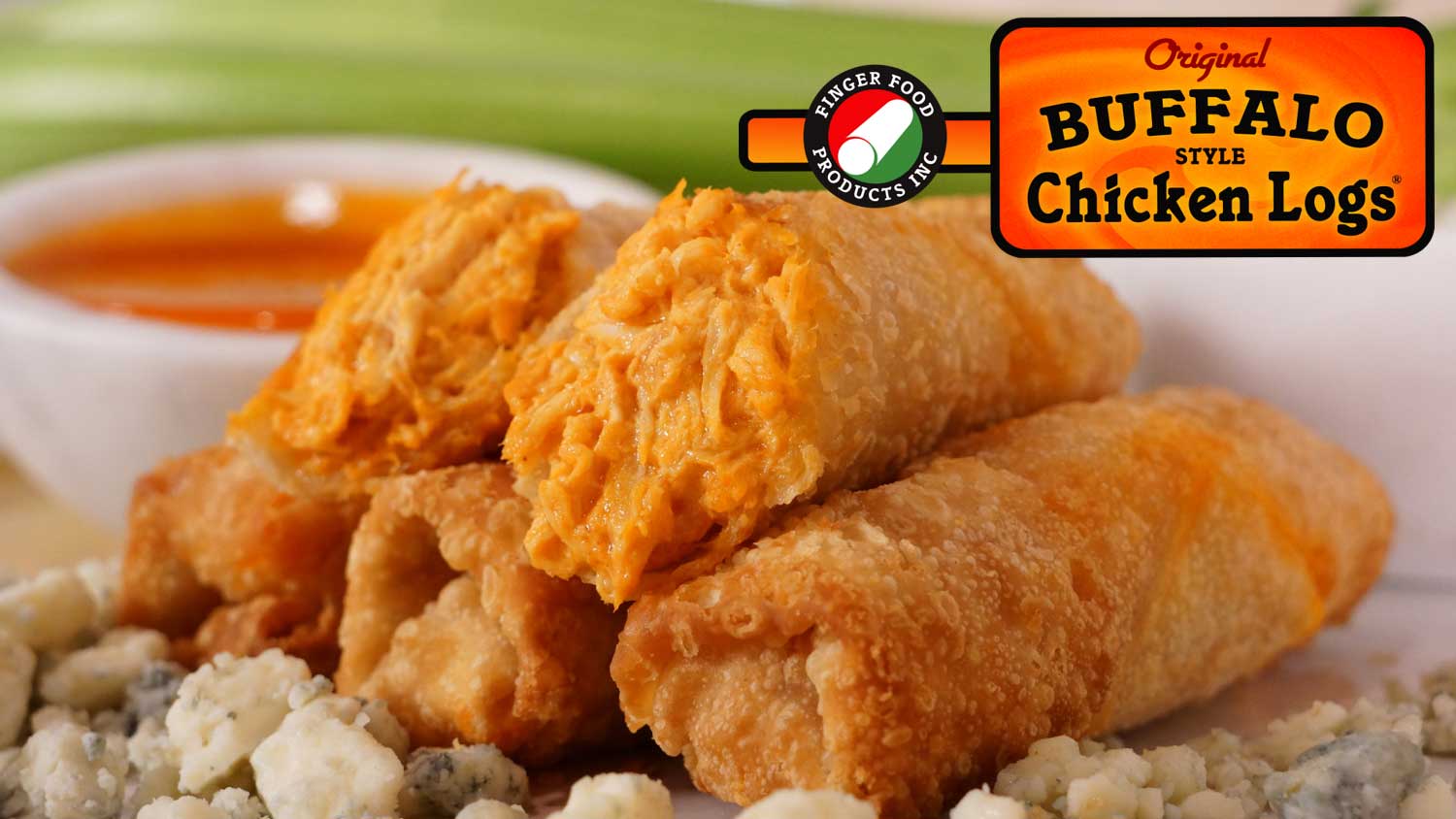 Original Buffalo Style Chicken Logs, 72 per pack