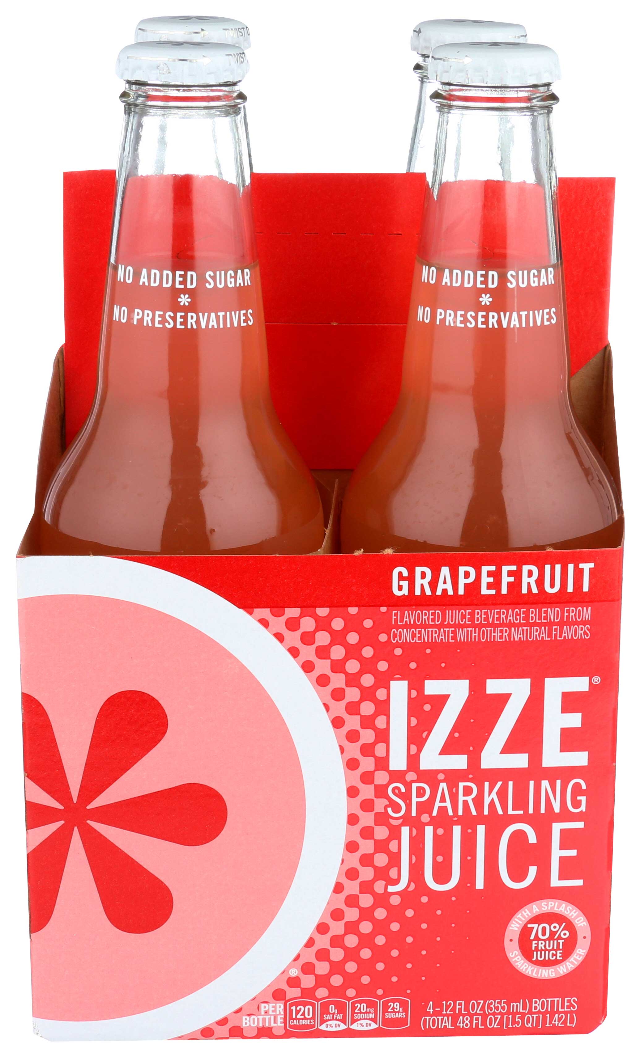 Izze Grapefruit Sparkling Juice Case FoodServiceDirect