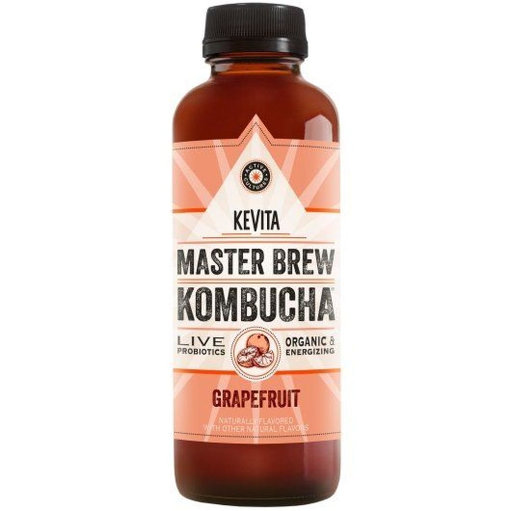Kevita Grapefruit Master Brew Kombucha, 15.2 Fluid Ounce -- 6 per case