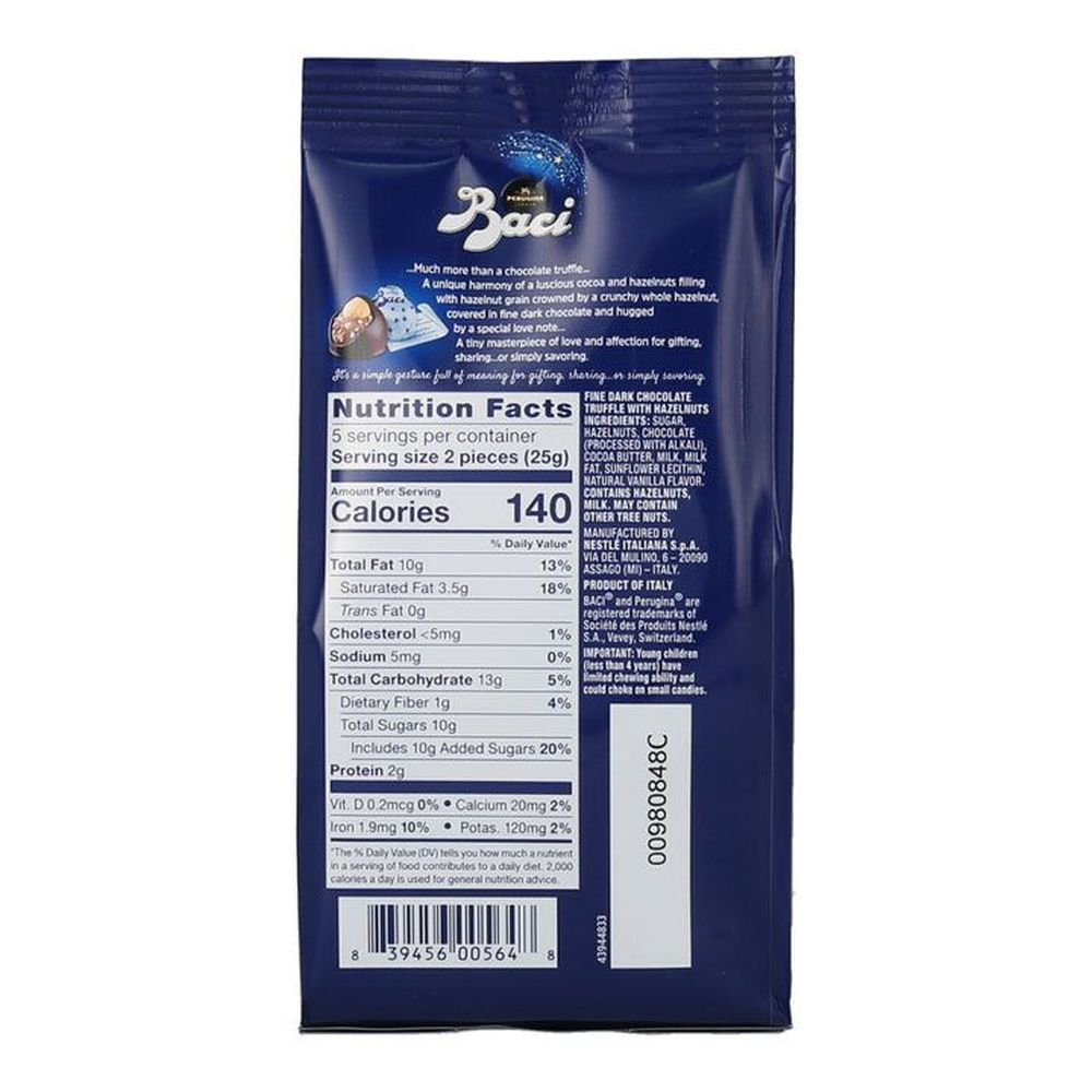 Perugina Classic Dark Chocolate Truffles, 4.4 Ounce -- 4 Per Case