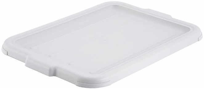 Winco Polypropylene White Cover For Standard Dish Boxes