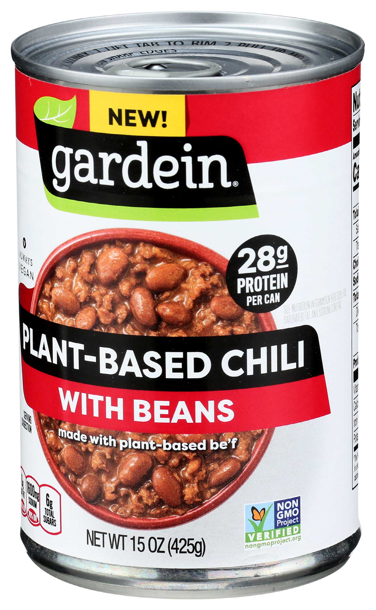 Gardein Plant Based Chili With Beans, 15 Ounce -- 12 Per Case
