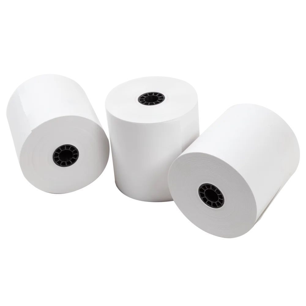 Amercareroyal White 1-ply Bond Paper Roll, 3 Inch X 165 Feet -- 50 Per Case