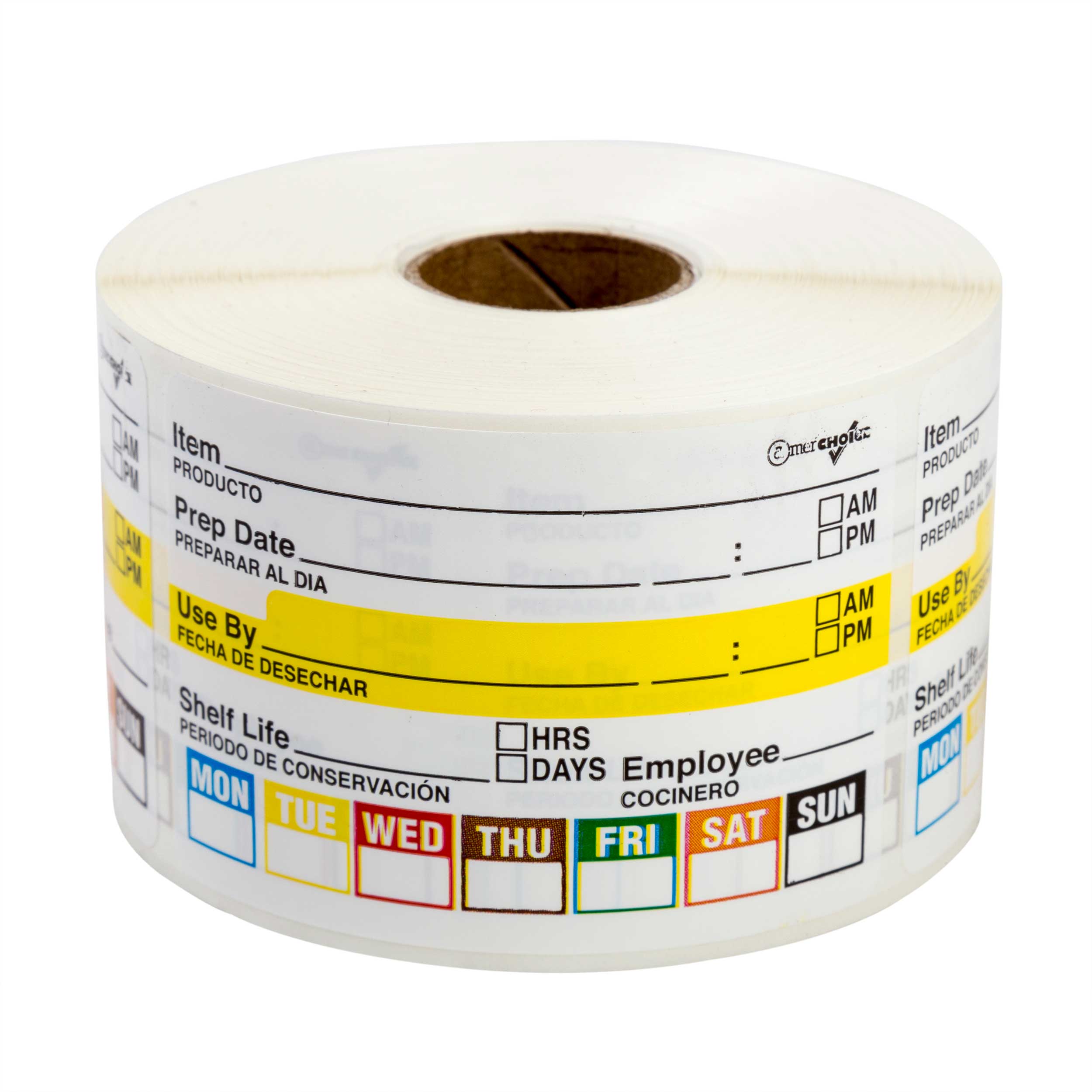 Amercare Rotation Food Label, 500 Count -- 24 Per Case