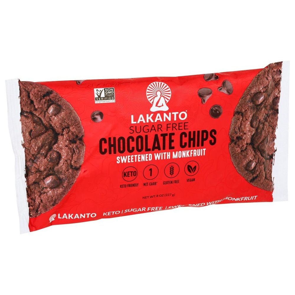 Lakanto Original Chocolate Chips, 8 Ounce -- 8 Per Case