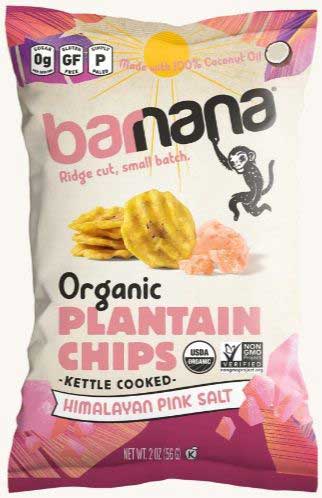 Barnana Himalayan Pink Salt Plantain Chips, 56 Gram -- 6 Per Case