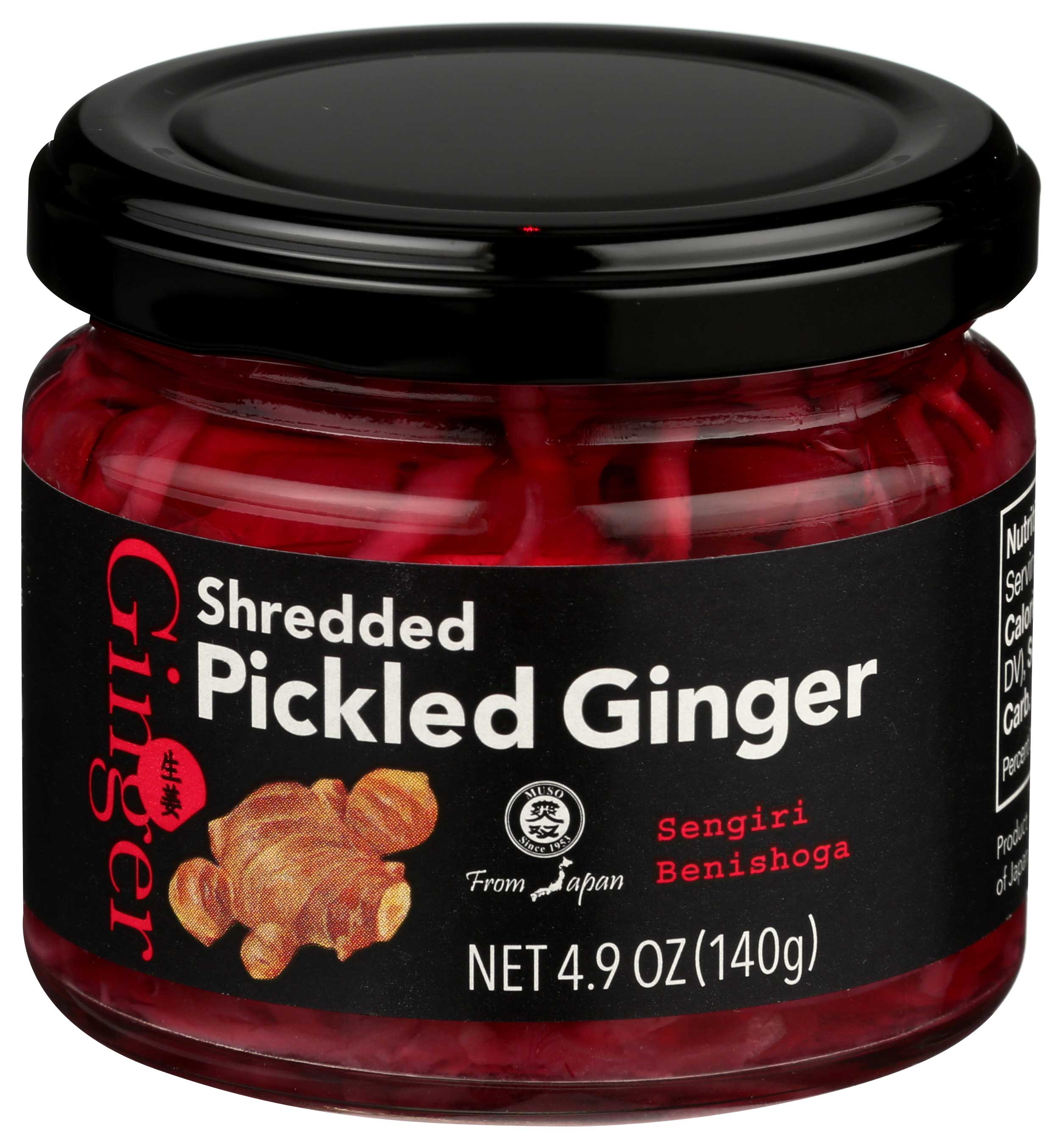 Muso From Japan Shredded Pickled Ginger, 4.9 Ounce -- 6 Per Case