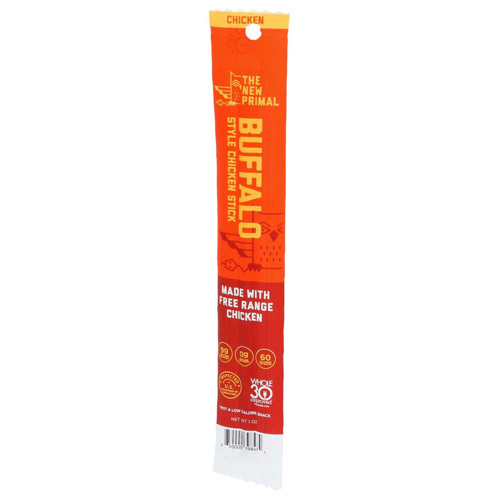 The New Primal Buffalo Style Chicken Stick, 1 Ounce -- 20 Per Case