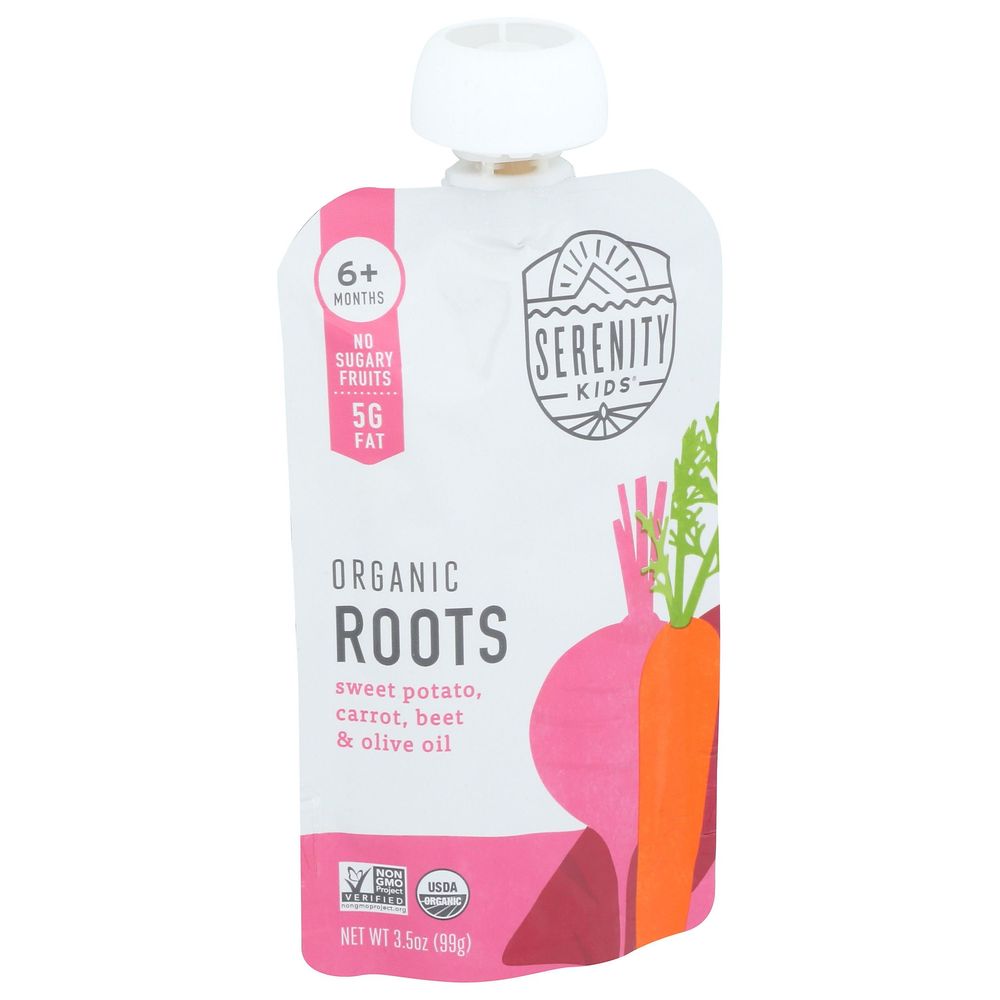 Serenity Kids Organic Roots Baby Food For 6 Plus Months Baby, 3.5 Ounce -- 6 Per Case