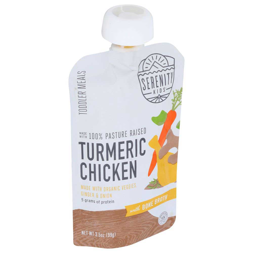 Serenity Kids Turmeric Chicken With Bone Broth Toddler Meals, 3.5 Ounce -- 6 Per Case