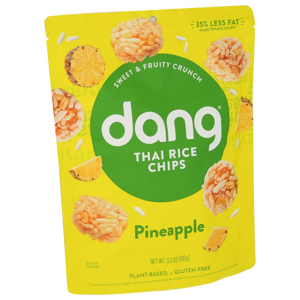 Dang Pineapple Thai Rice Chips, 3.5 Ounce -- 12 Per Case