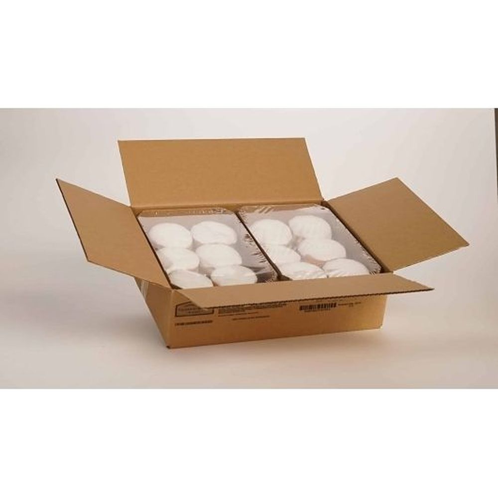Talerico Bakery Vanilla Iced Raspberry Filled Bismark Donut, 4 Ounce -- 24 Per Case