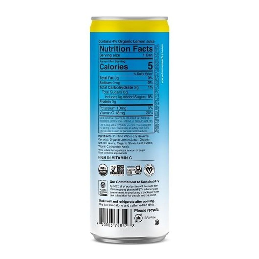 Lemon Perfect Original Lemon Hydrating Lemon Water, 12 Fluid Ounce -- 12 Per Case