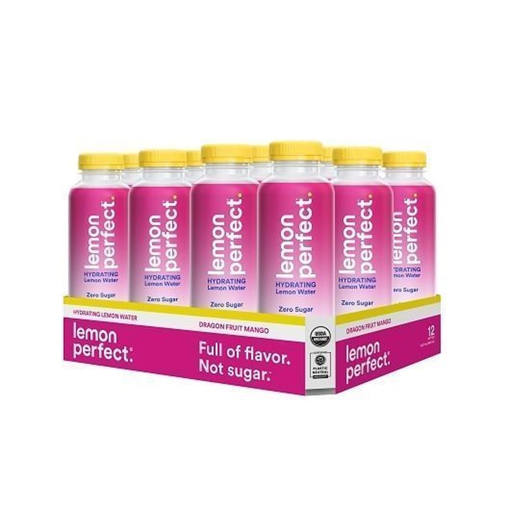Lemon Perfect Dragon Fruit Mango Lemon Water, 15.2 Fluid Ounce -- 12 Per Case