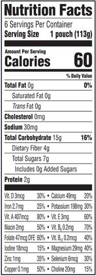 Cerebelly Organic Spinach Apple Sweet Potato Baby Puree, 4 Ounce - 3 per pack -- 6 packs per case