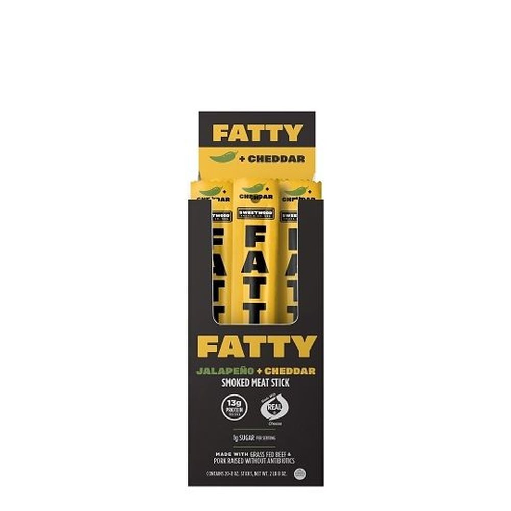 Fatty Jalapeno And Cheddar Smoked Meat Sticks, 2 Ounce -- 120 Per Case