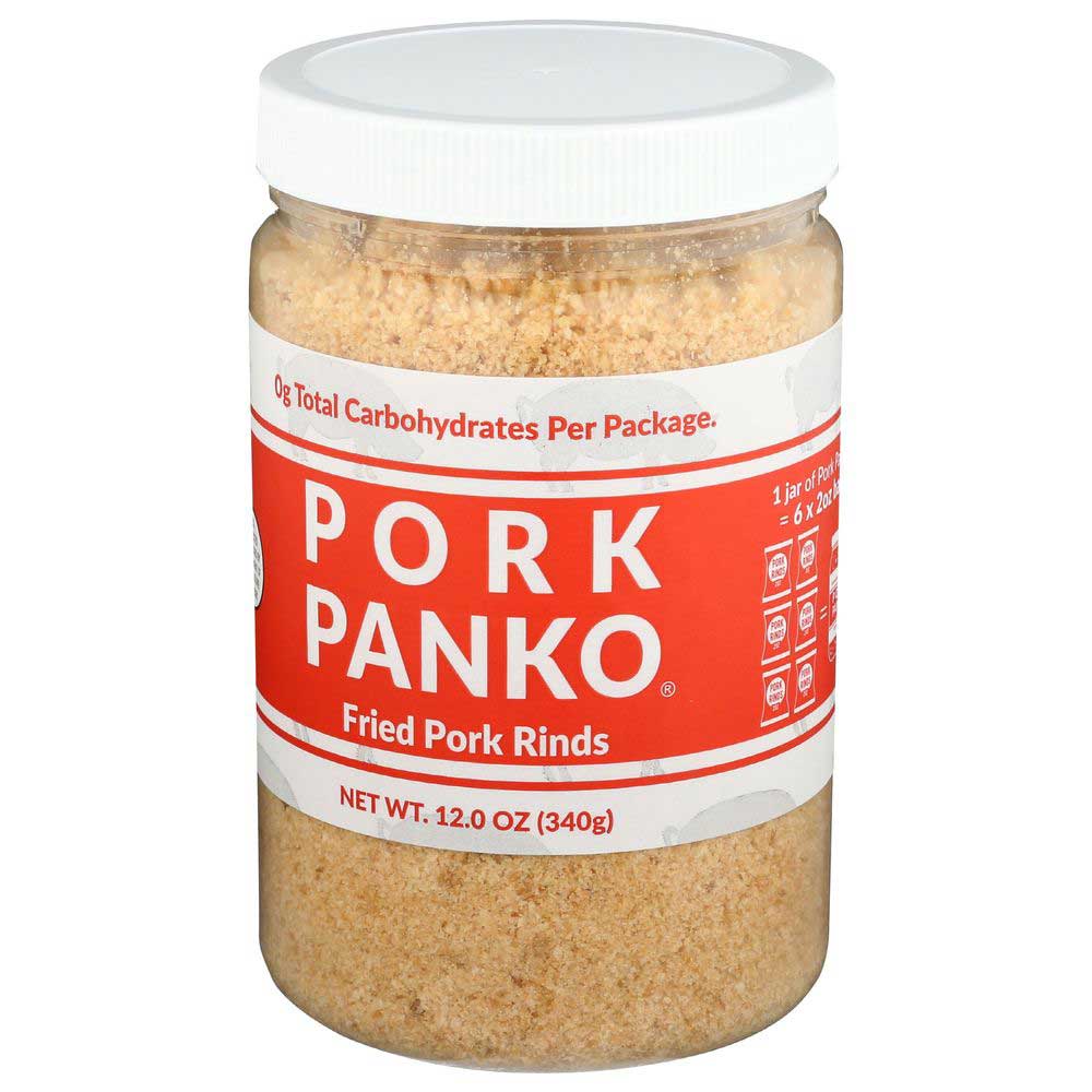 Pork Panko Fried Pork Rind Bread Crumbs, 12 Ounce -- 6 Per Case