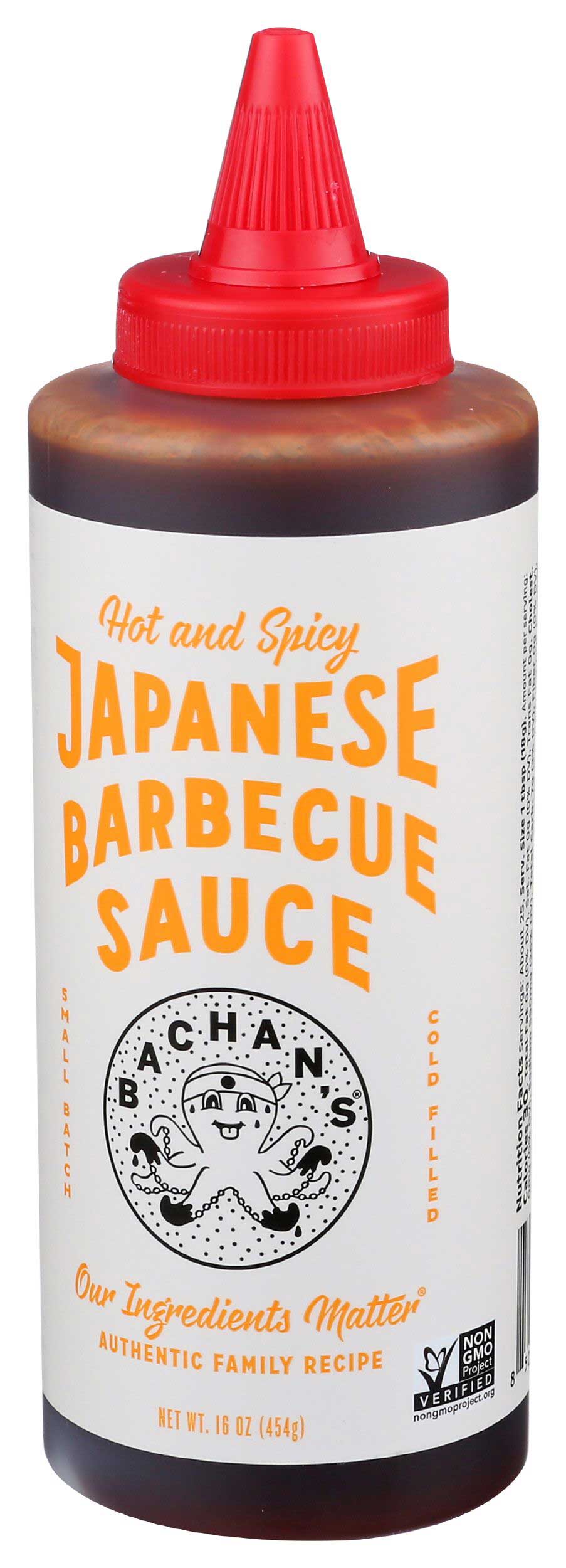 Bachans Hot and Spicy Japanese Bbq Sauce, 16 Fluid Ounce -- 6 per case