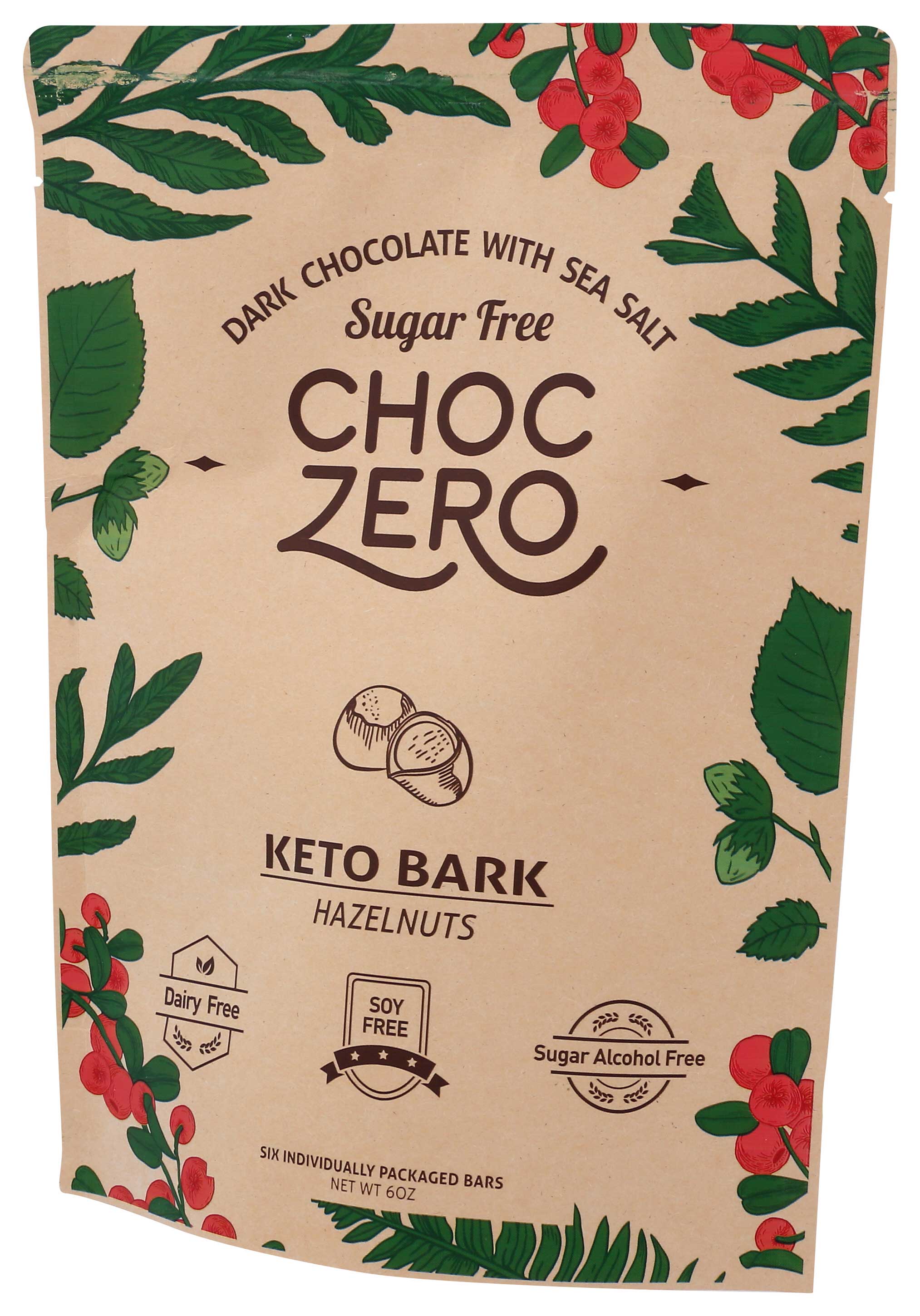 人気ショップ Choczero Sugar Free Dark Chocolate Hazelnut Keto Bark その他