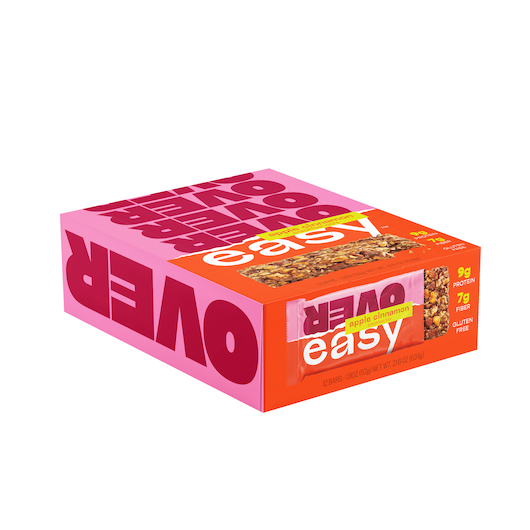 Over Easy Apple Cinnamon Breakfast Bar, 1.8 Ounce -- 144 Per Case