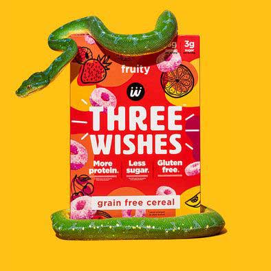 Three Wishes Fruity Cereal, 8.6 Ounce -- 6 Per Case