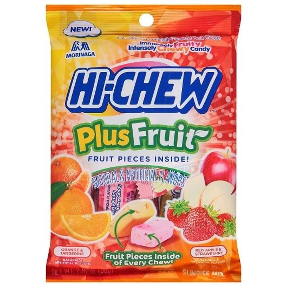 Hi Chew Chewy Candy - Powerwing Display -- 36 per case