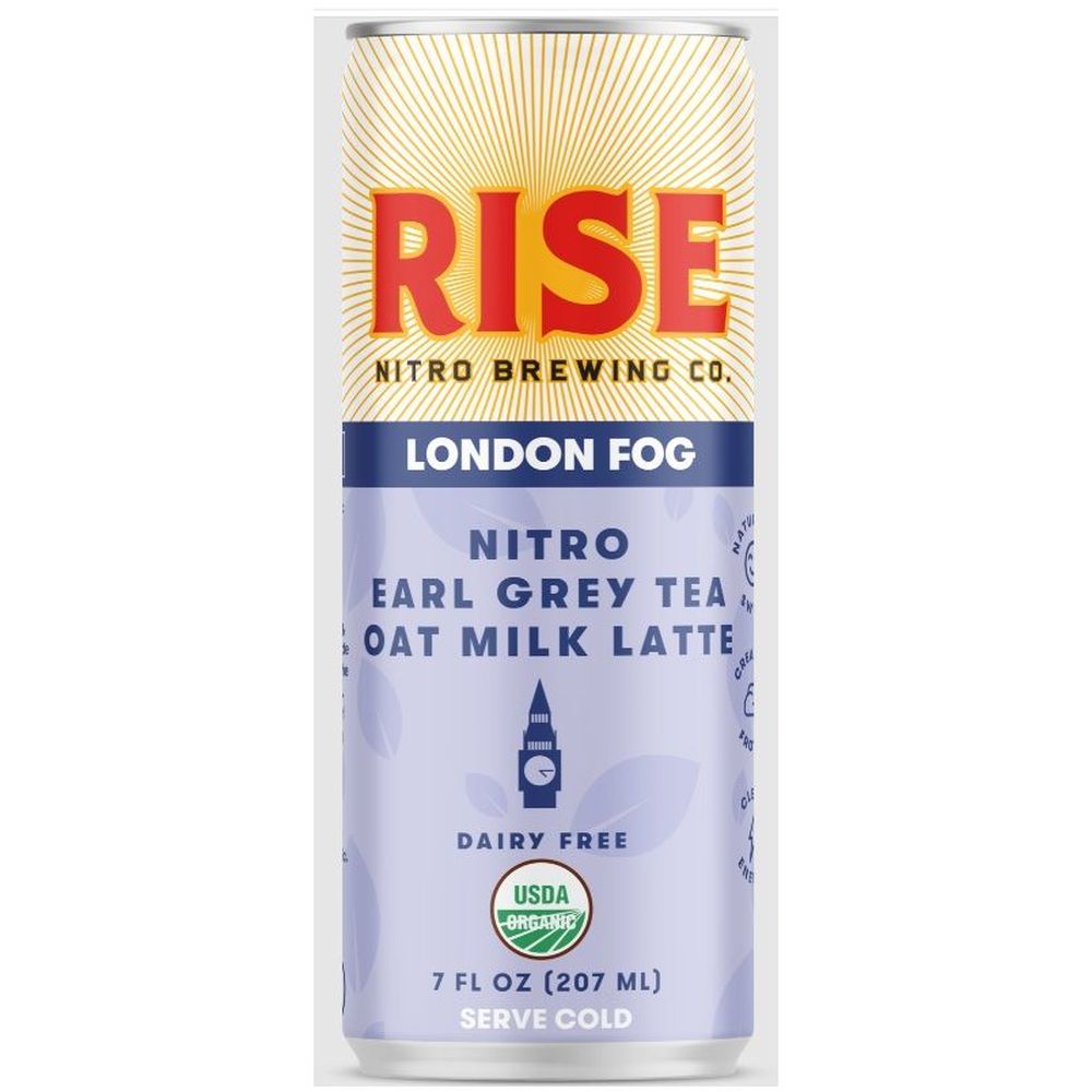 London Fog Nitro Earl Grey Tea Oat Milk Latte, 7 Fluid Ounce -- 12 Per Case