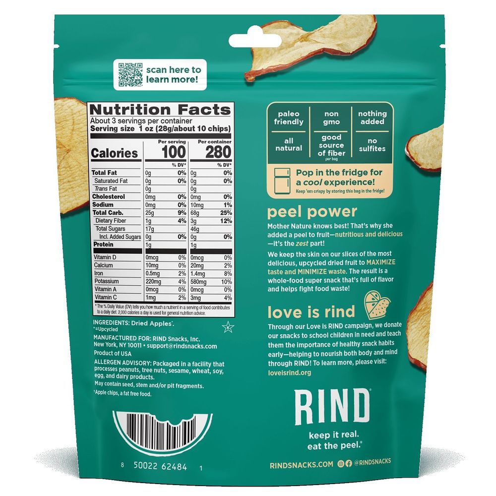 Rind Apple Chips, 2.7 Ounce -- 6 Per Case