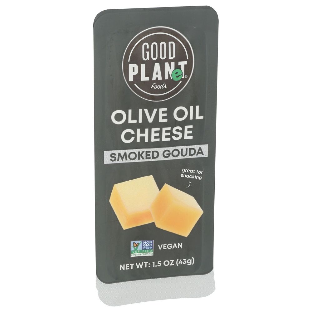 Good Planet Foods Smoked Gouda Olive Oil Cheese, 1.5 Ounce -- 16 Per Case